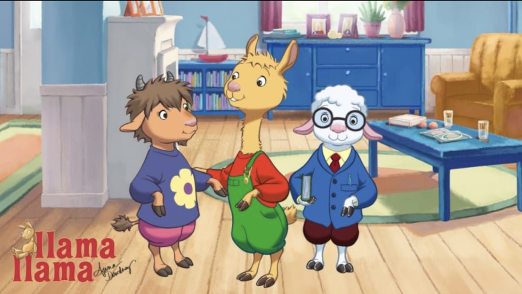 Llama Llama/小羊駝拉瑪*​ Netflix Mandarin shows for bilingual kids