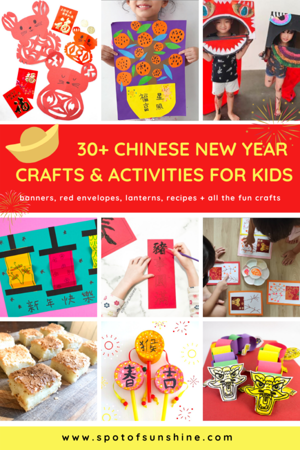 30+ Chinese New Year Fun Crafts & Activities for Kids - Spot of Sunshine