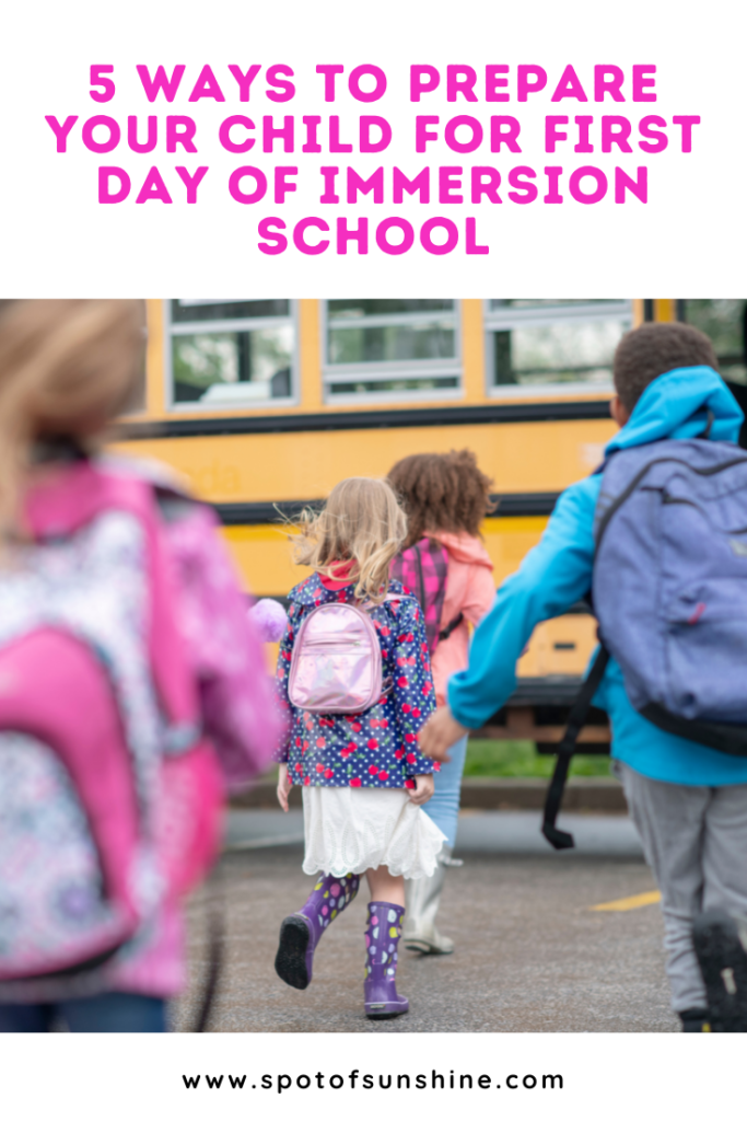 immersion school preparation